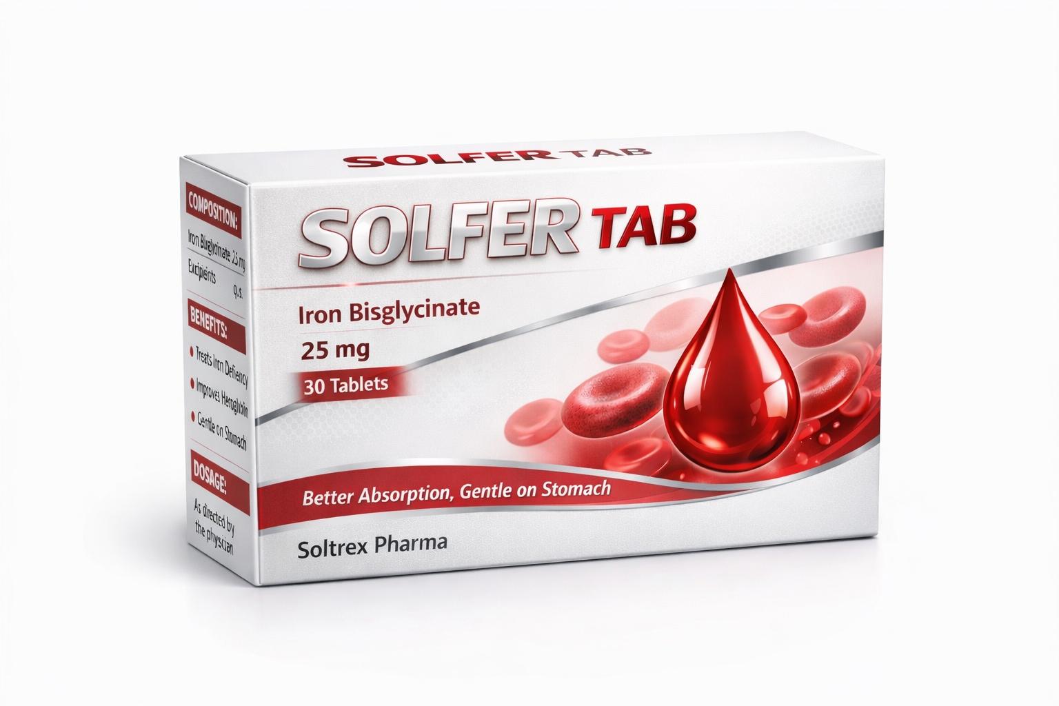 Solfer Tab Iron Bisglycinate